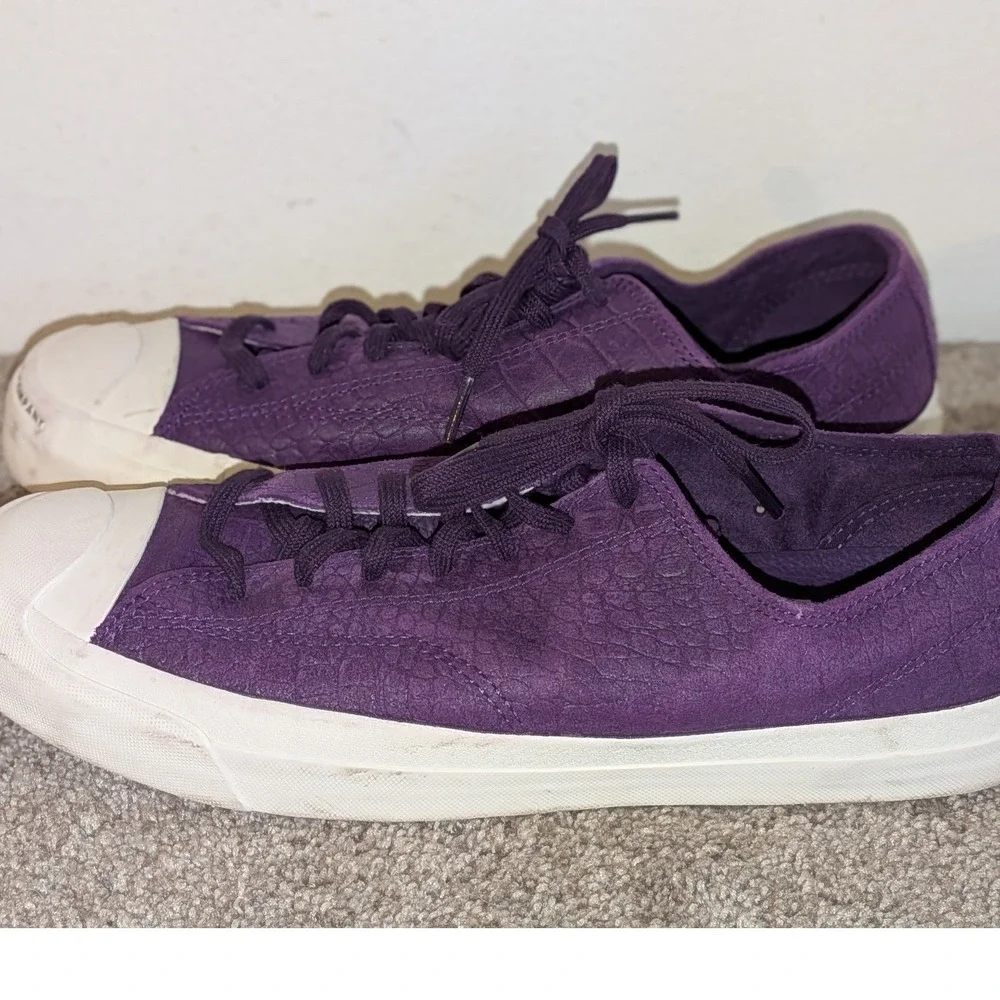 Converse X Pop Trading Company Jack Purcell Pro Purple Croc 170544C Mens 9.5‎